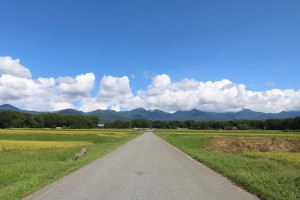 茅野郊外から見る八ヶ岳<2016.09.07>