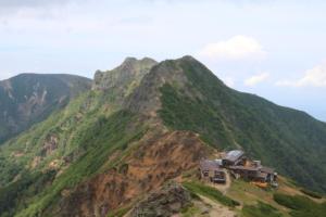 赤岳展望荘と赤岳